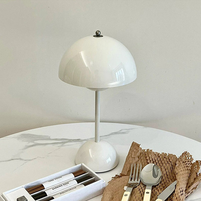 3 Color Adjustable Led Table Lamp Desk Lamps Nightstand Lamp, White