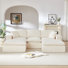 Modular Upholstered Boneless Chenille Compression Sectional Sofa, No Assembly Cloud Coouch