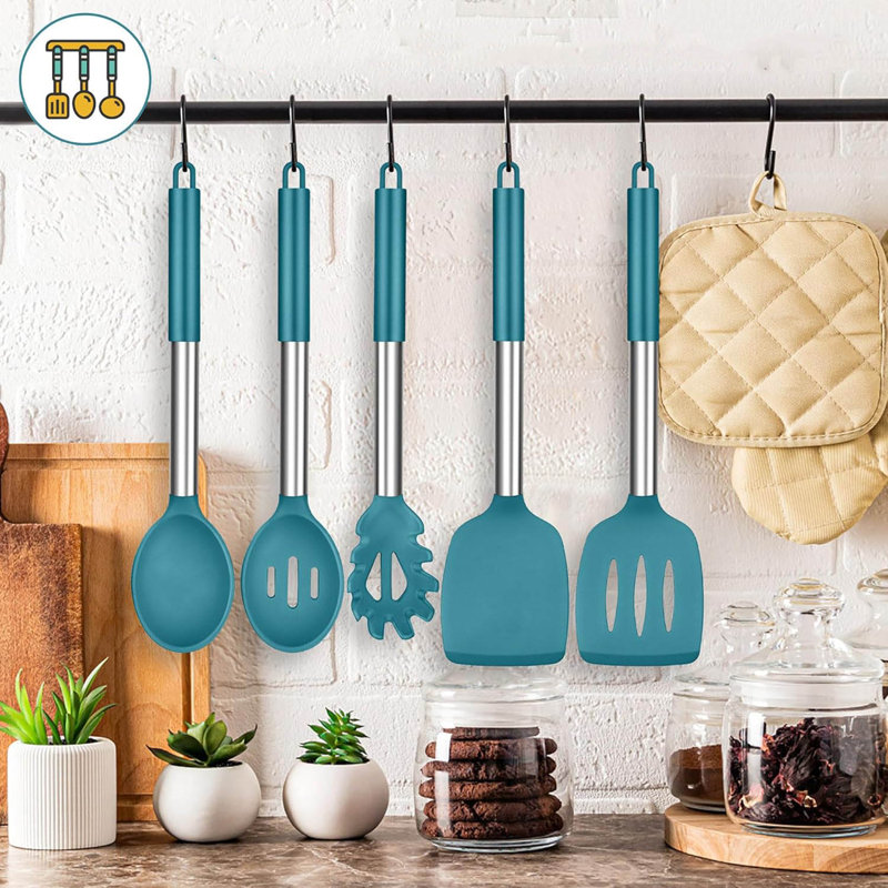LIFEWITA 5 Utensil Set, Blue
