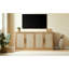 Oak 67" 4-Door Sideboard, Style For Bedroom, With A Flat Top Lamps Finish, Perfect Kitchen And Storage Of Clothing