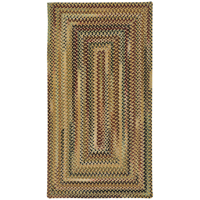 Fort Lupton Wool Indoor Rug, Concentric Rectangle 9' 2" x 13' 2"