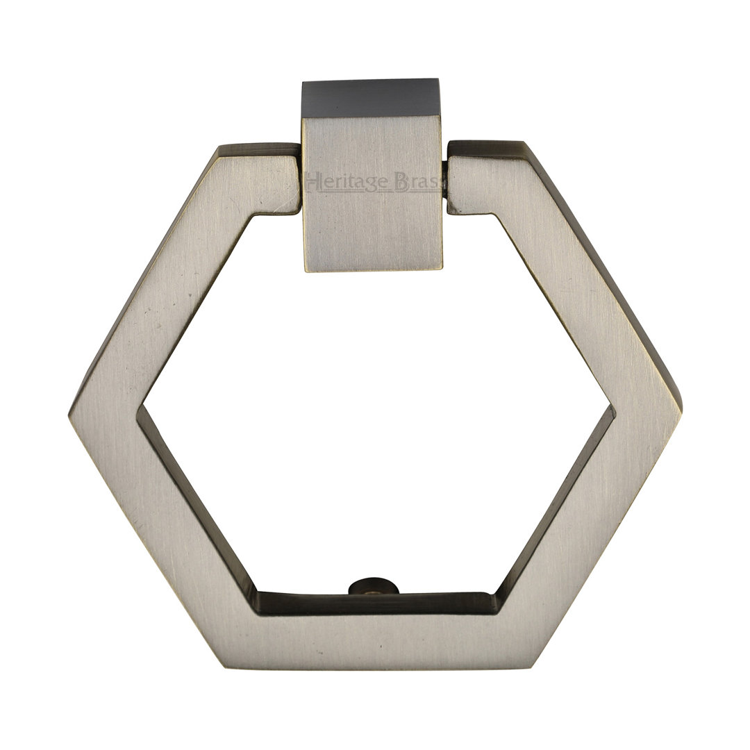 Heritage Brass Heritage Cabinet Drop Pull Hexagon Design