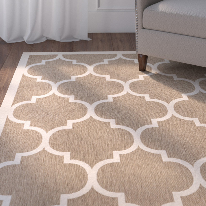 Katz Brown/Neutral Indoor/Outdoor Rug, Rectangle 160 x 231 cm
