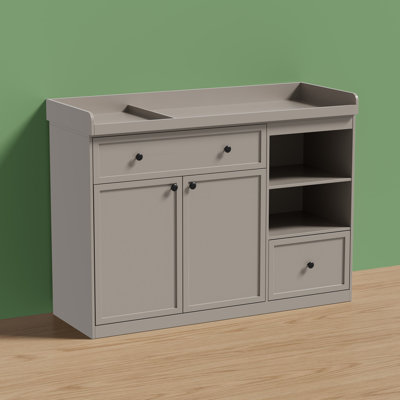 47.24"changing Table Dresser With Detachable Top