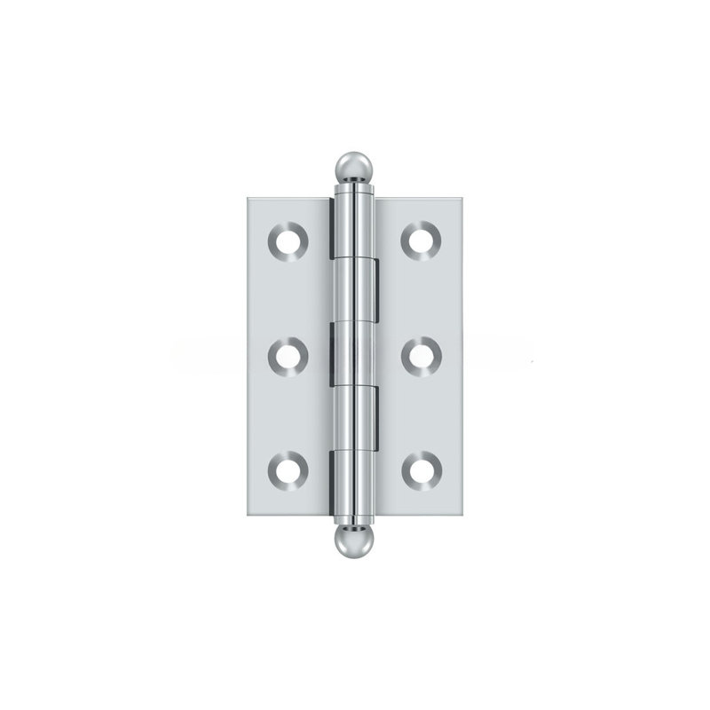 10'' x 10'' Solid Brass Traditional Hinge, Antique Nickel, 2" H x 1.5" W