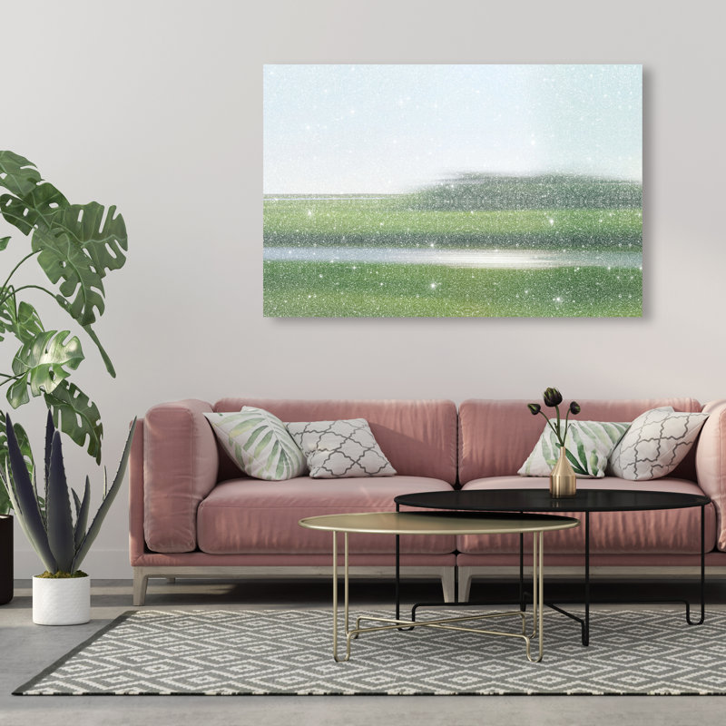 Velocity Meadow II Print by Oliver Gal, 10"H x 15"W, Gallery Wrapped