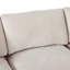 Canapé modulaire en tissu chenille 3 pièces 105 po avec méridienne incurvée et 3 coussins décoratifs 105 po-312946088