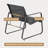 2 Person Outdoor Seating Set with Weather Resistant Frame and Durable Mesh Fabric 3 Piece Set-113688887