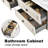 Nikitha 84'' Double Bathroom Vanity with Engineered Stone Top