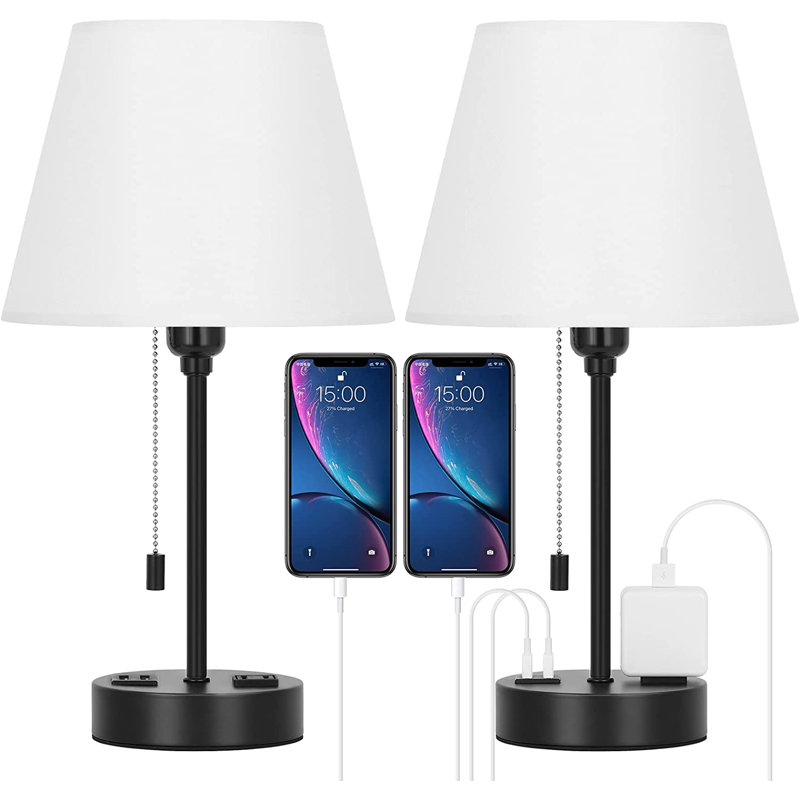 Lampe de table Lynee, Blanc
