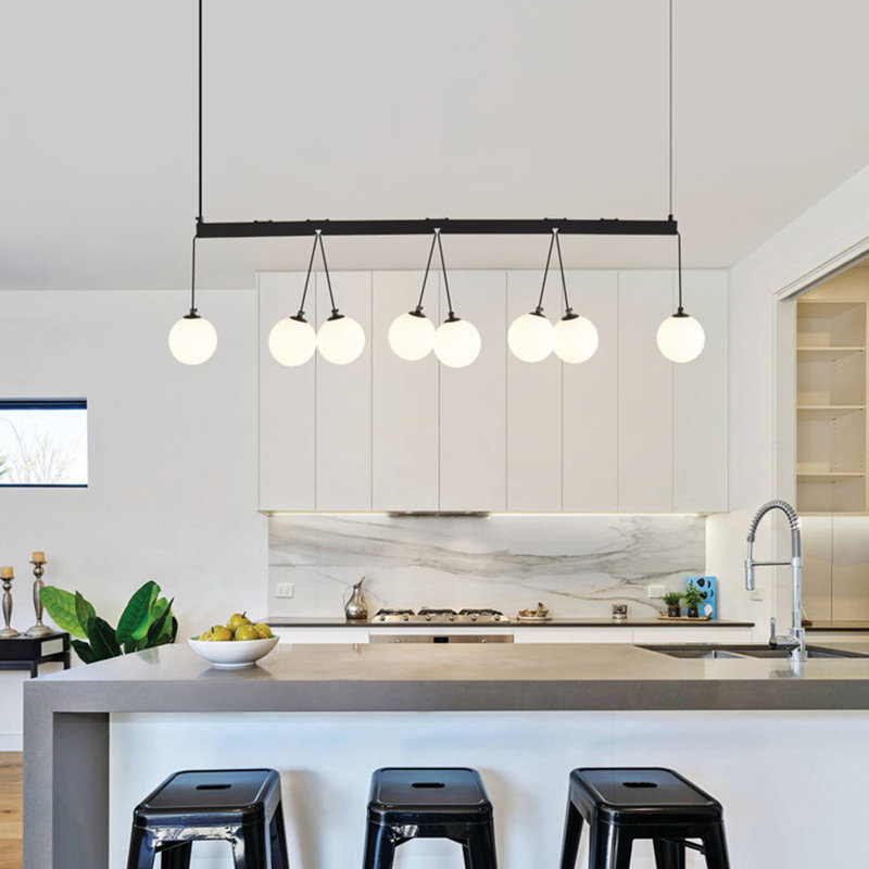 Broghan 8 - Light Sphere Globe Chandelier[No Bulb]