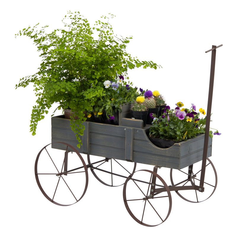 Boîte à fleurs Jacksboro, gris, H 15,25 po x l 13,5 po x P 41,5 po