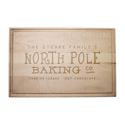 North Pole Baking Co Cutting Board