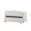 Canapé-lit en velours beige-1233543163