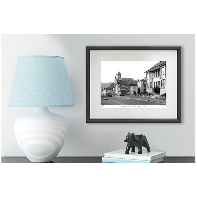 Lostwithiel, Queen Street C1955 - Single Picture Frame Print, 60cm H x 80cm W x 2.3cm D