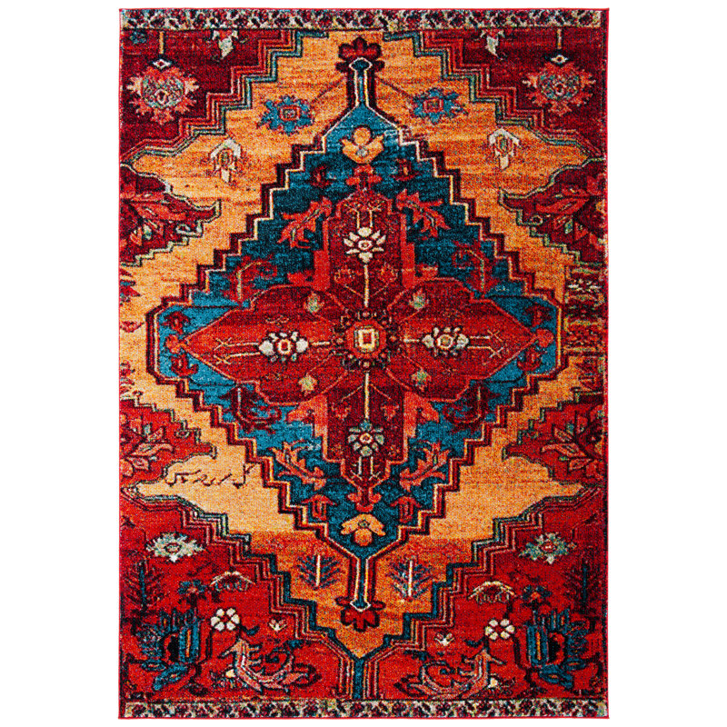Duechle Performance Southwestern Rug, Rectangle 8 pi x 10 pi
