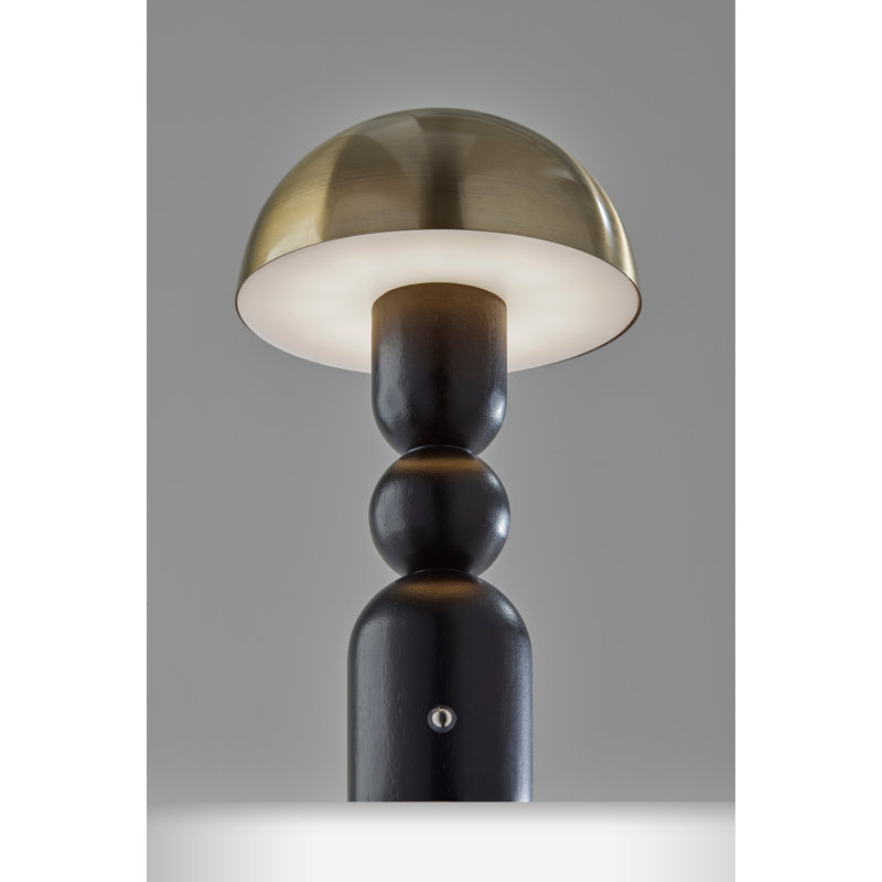 Lampe de table à DEL sans fil Connie - noir, Noir