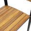 Chaise en bois et métal Laris