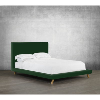 Lit plateforme tapissier Brownell