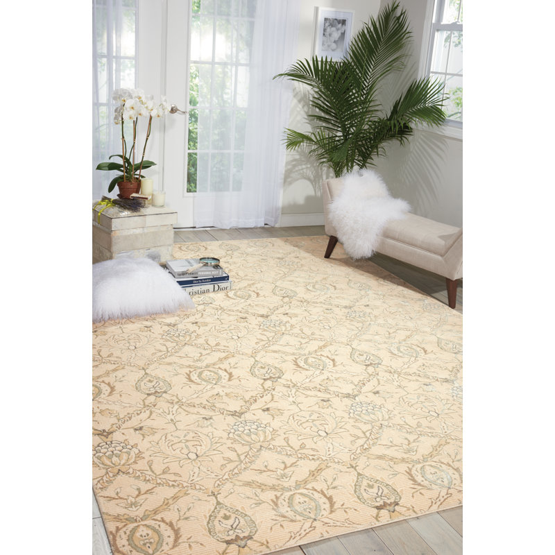 Boissonneault Floral Area Rug, Rectangle 160 x 226cm