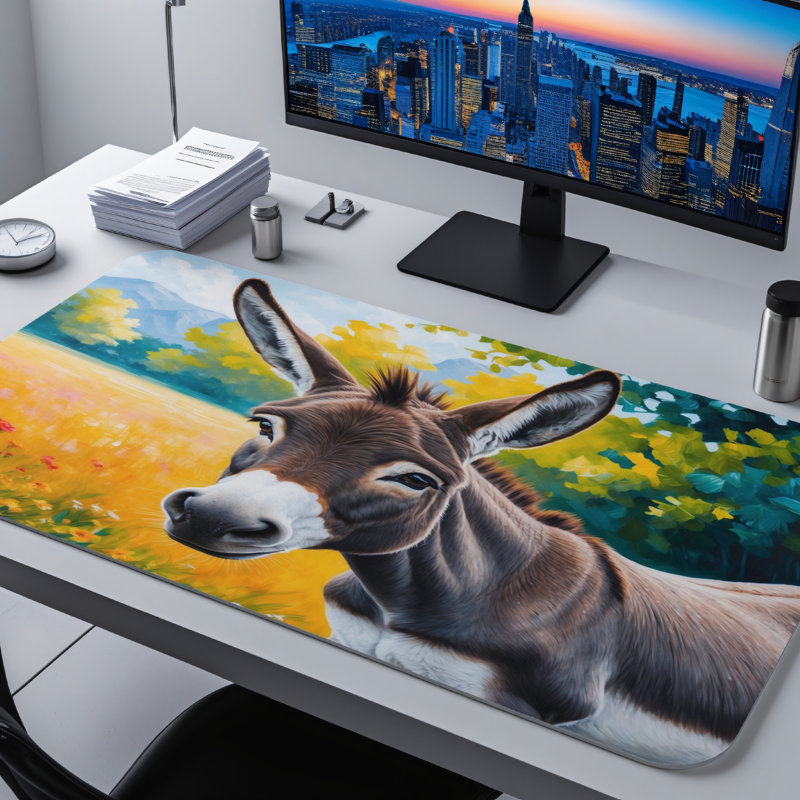 Polyester Desk Pad, 14.4x12.1