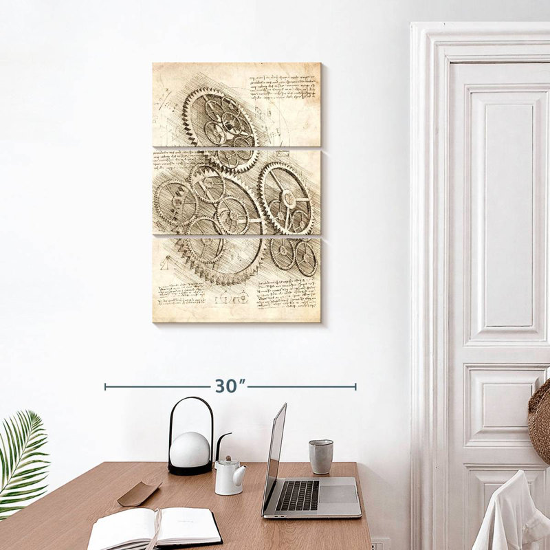 Laelle Cogs And Gears, 32" H x 20" W