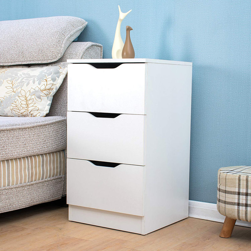 Aldgate 40cm W Manufactured Wood Bedside Table