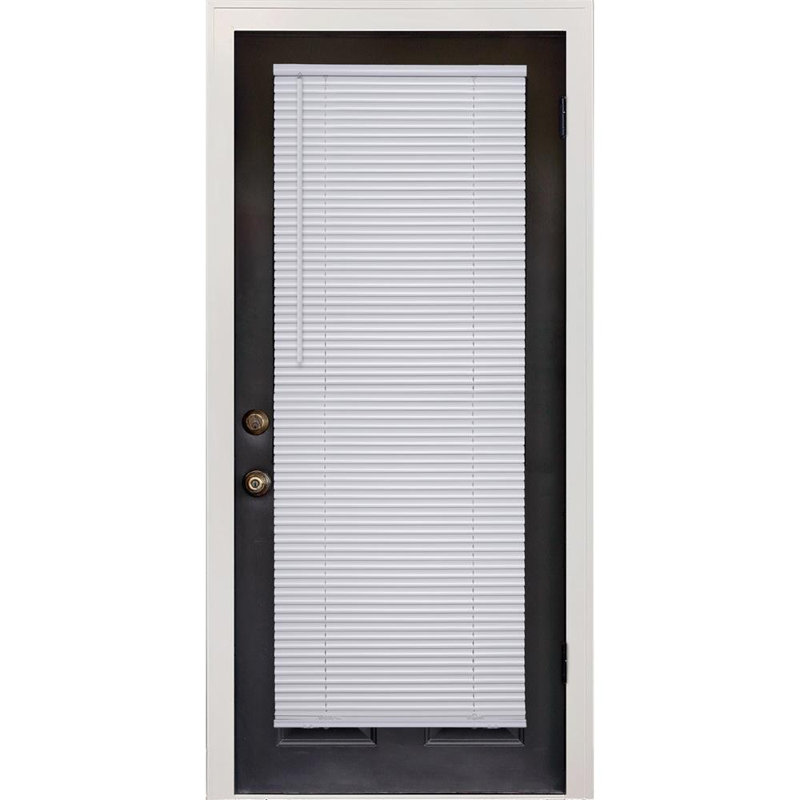 Mini-store magnétique obscurcissant horizontal / vénitien sans outil de 1 pouce, L 25 po x L 72 po