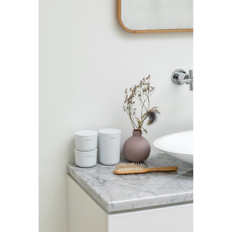 3- Piece Brabantia Renew Storage Pots, White