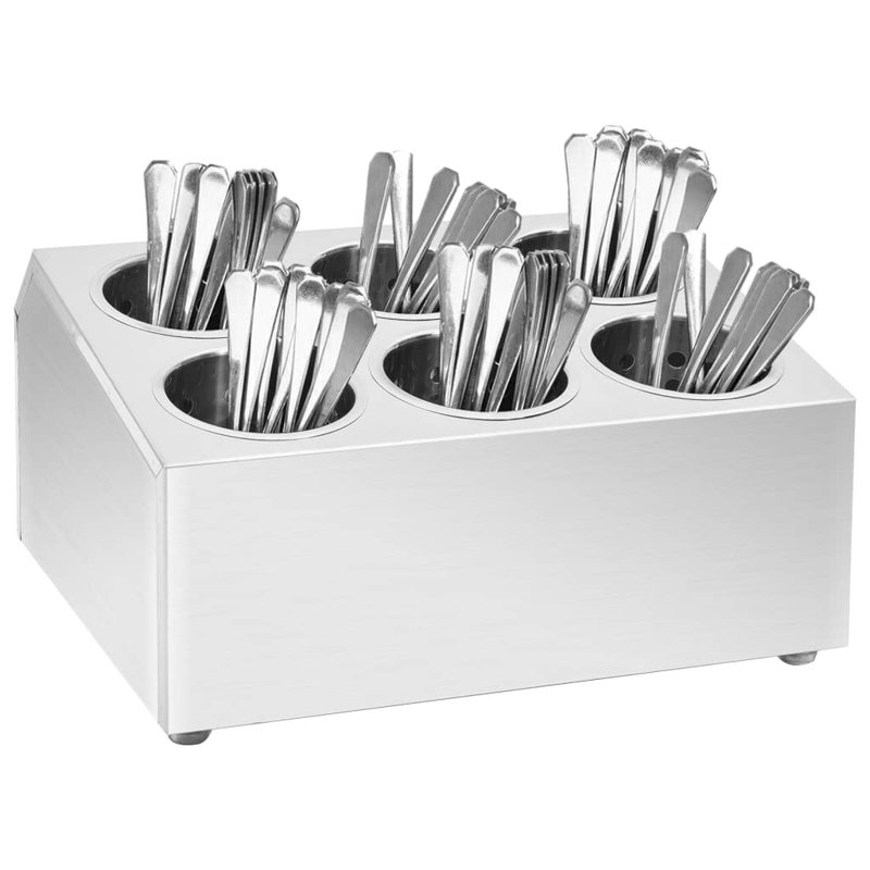 Stainless Steel Rectangle Utensil Holders/Pots/Jars