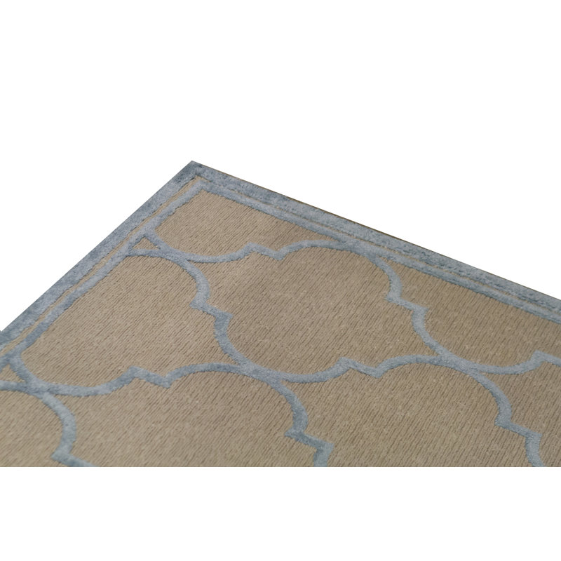 Himalayan Cotton Geometric Area Rug in Khaki