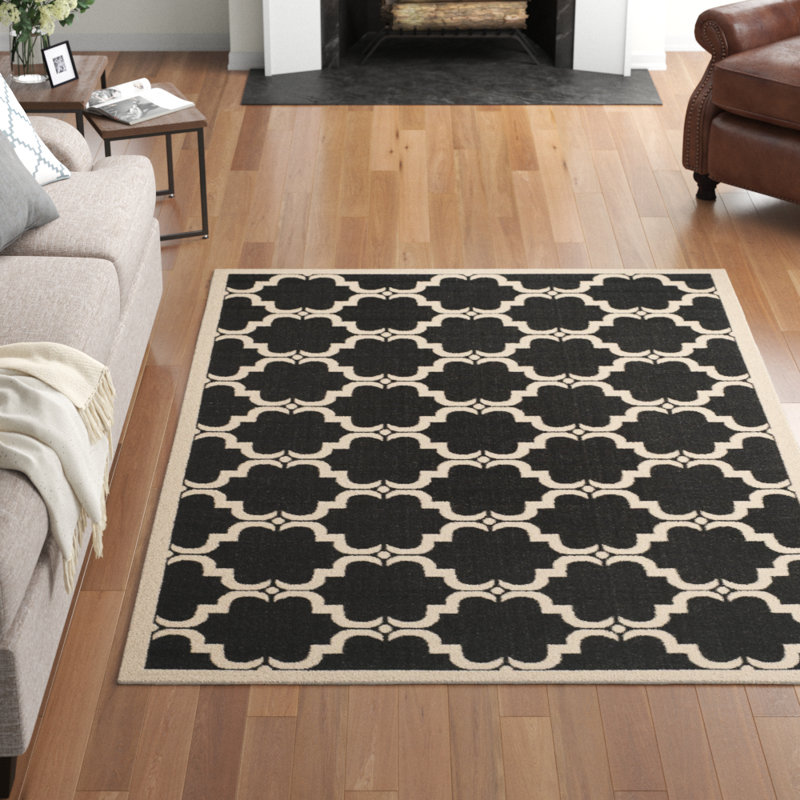Herefordshire Performance Geometric Indoor/Outdoor Area Rug, Rectangle 9' x 12'
