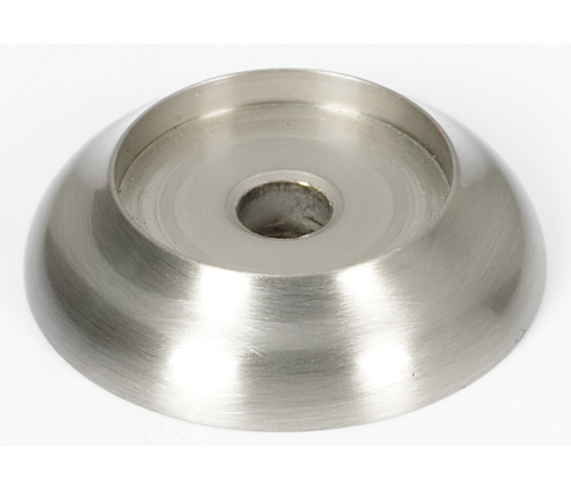 Plaque arrière 1 po rosette, Nickel satiné