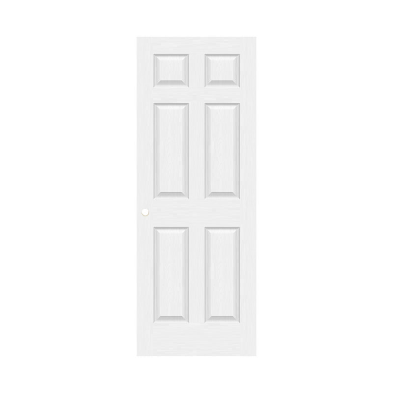 (Avec serrure et trous de charnières), Gauche, 32 po x 80 po