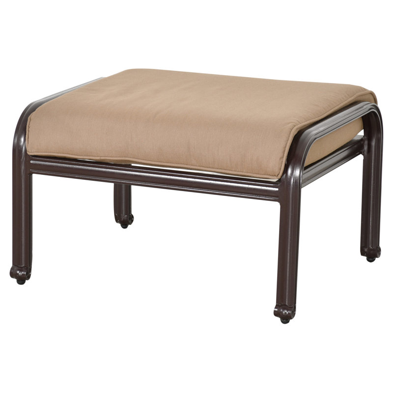 Repose-pieds Florann Savannah avec coussin Sunbrella