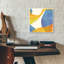  «Intertwined 6» par Laura Gibson, art mural en verre acrylique, 12 po x 12 po