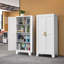 Armoire de rangement à 4 tablettes de 27,55 po Rudden