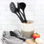 Ensemble d'outils de cuisine en bois et silicone 5 pièces Oster Marion