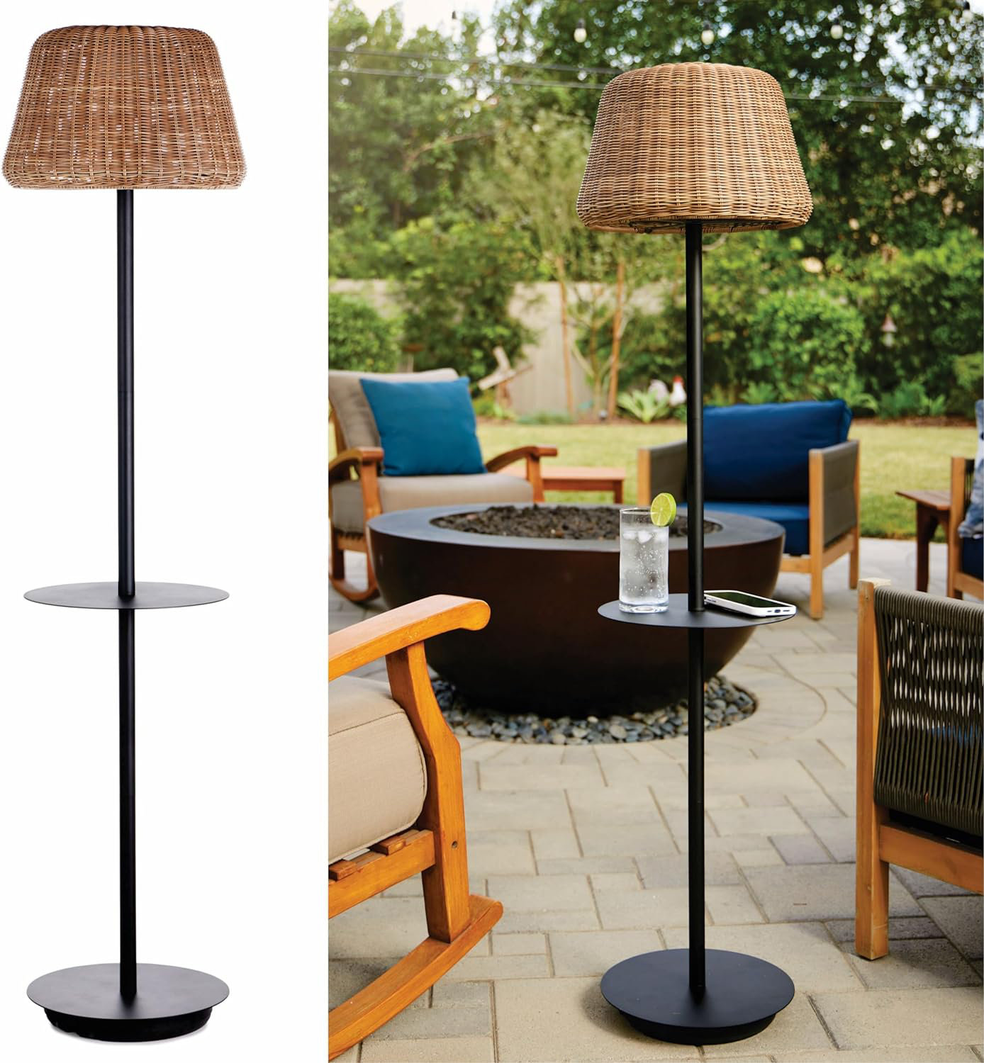 Kazoo 57'' Outdoor Floor Lamp | Wayfair