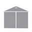 8*8ft Resin Shack - Waterproof, & Spacious Shelter House