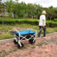 Chariot de plage pliant Wagon Garden (blanc)