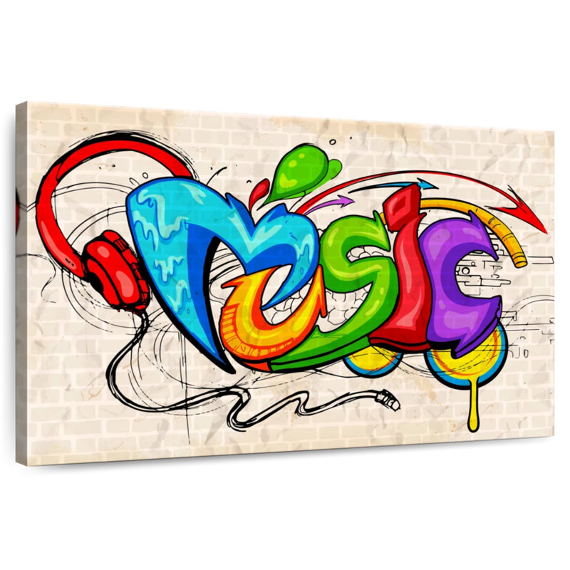 Tergel Urban Music Mural, 24" H x 36" W