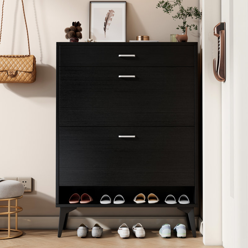 Shoe Cabinet, Black
