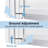 24-25 3/8 in.W x 72 in.H Pivot Frameless Glass Shower Door-84917404