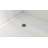 DreamLine SlimLine 36 inch D x 36 inch W x 2 3/4 inch H White Neo-Angle Shower Base with 2 inch Polished Nickel Corner Round Drain-118321740