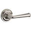 Federal Privacy Door Lever with Traditional Round Rose-22040277