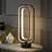 Infinity Matte Black Revolving LED Table Lamp