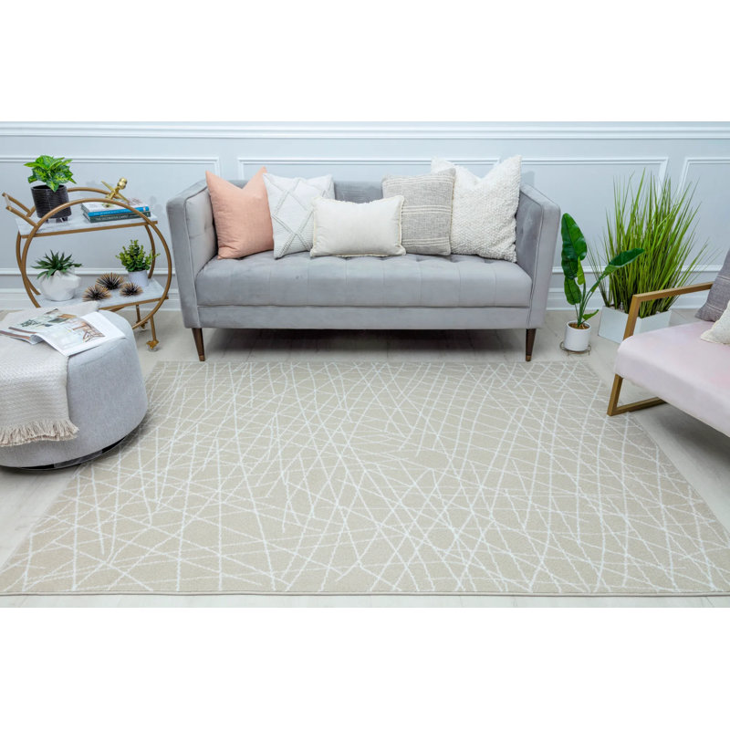 Nauris Performance Geometric Indoor Rug, Rectangle 8'3" x 10'0"