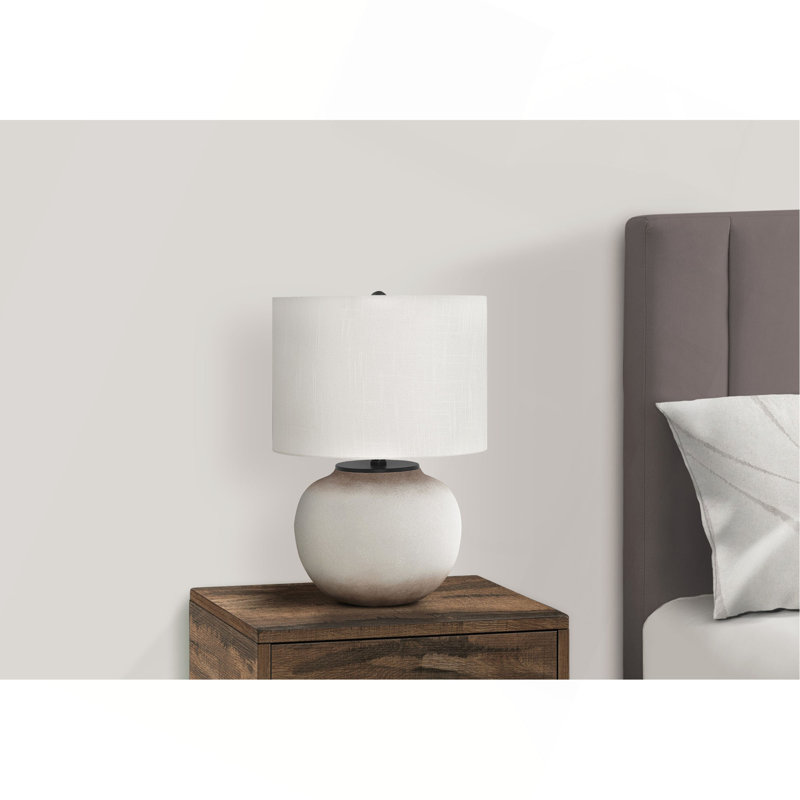 Lighting, 21"h, Table Lamp,Ceramic,  Shade, Modern