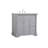 36'' Single Bathroom Vanity with Marble Top-2129906039